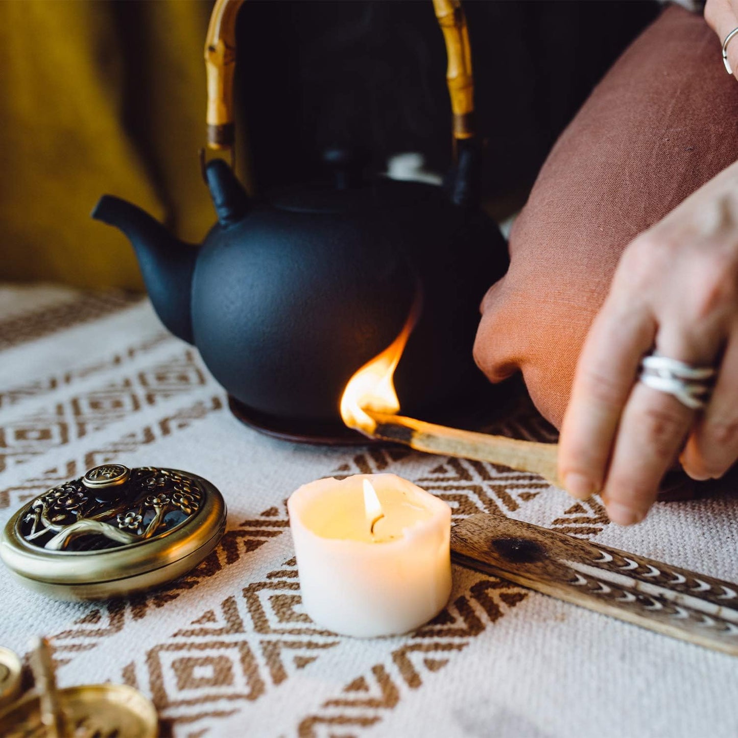 Palo Santo - Incense Sticks for Stress Relief, Spiritual Cleansing, Home Purification, Healing, Meditation, Gifts - Aromatic Holy Wood Incense - 100% Natural, Sustainable, Wild Harvested. (Pack of 12)