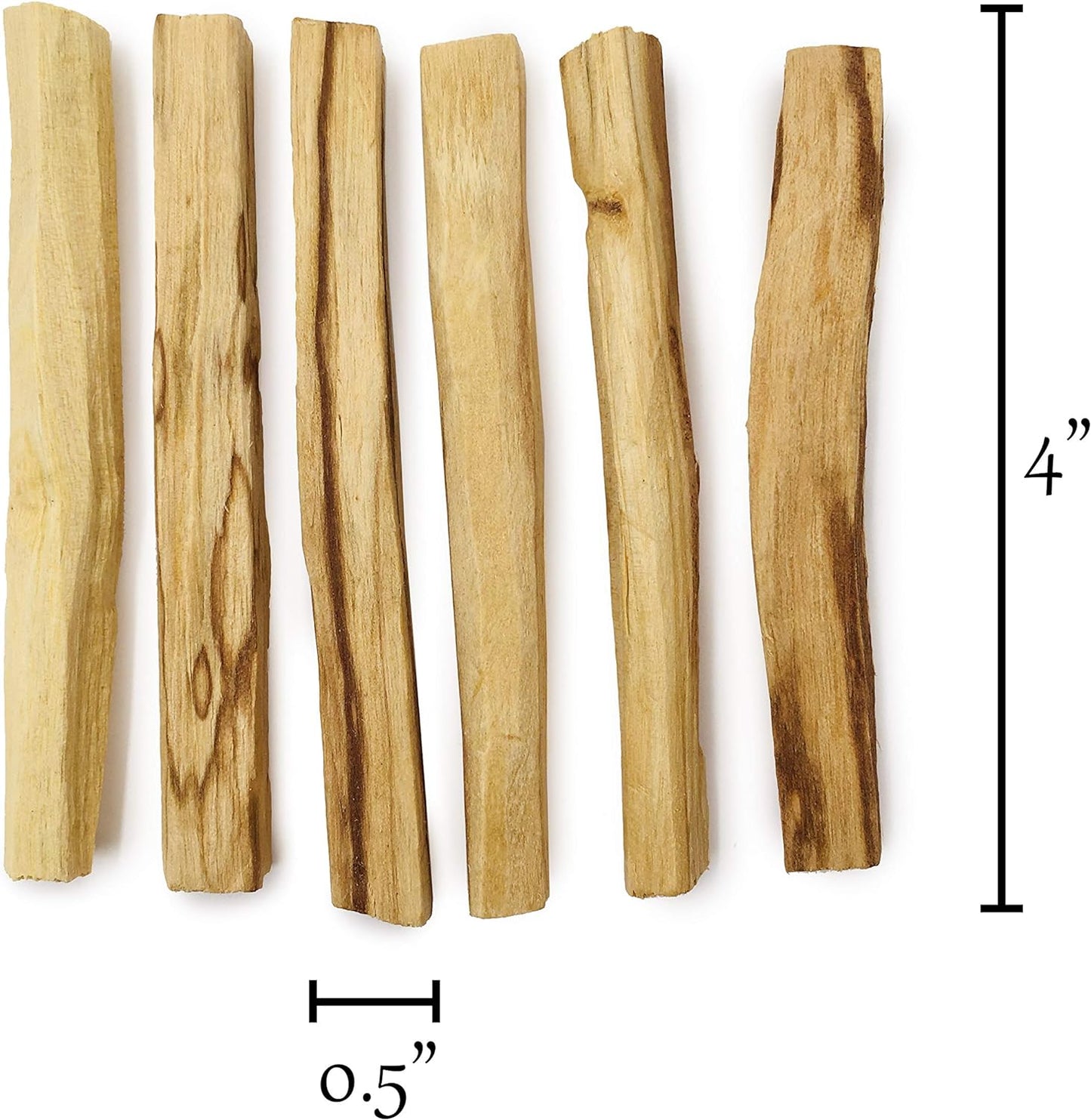 Palo Santo - Incense Sticks for Stress Relief, Spiritual Cleansing, Home Purification, Healing, Meditation, Gifts - Aromatic Holy Wood Incense - 100% Natural, Sustainable, Wild Harvested. (Pack of 12)